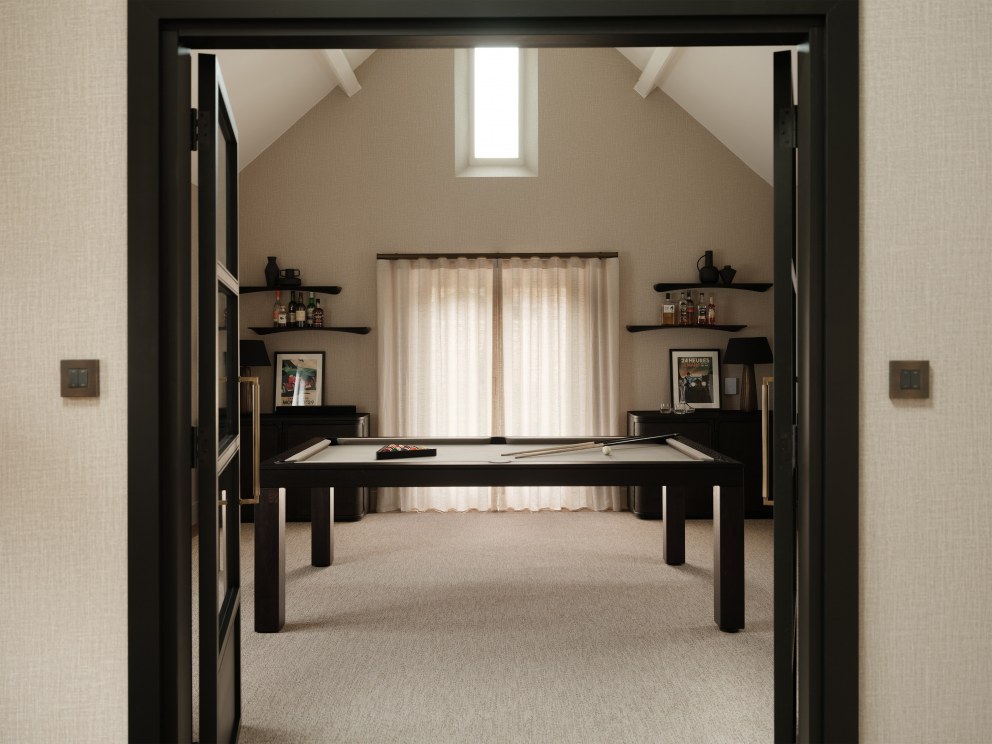 Oxfordshire Barn Renovation | Games Room | Interior Designers